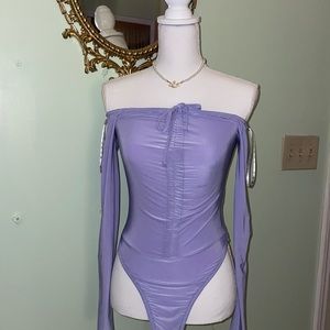 Purple bodysuit